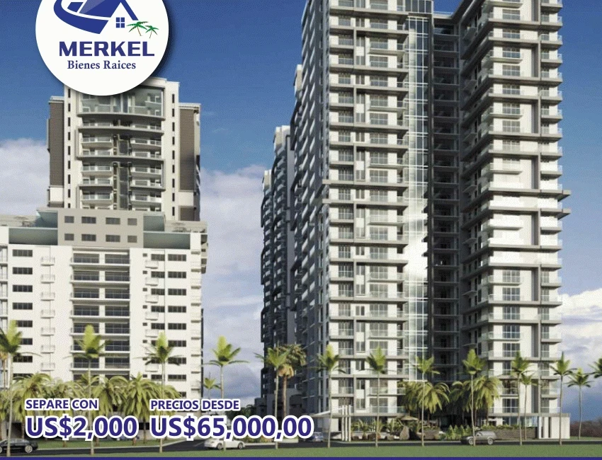 TORRE DE APARTAMENTOS EN LA ECOLOGICA, SANTO DOMINGO ESTE.