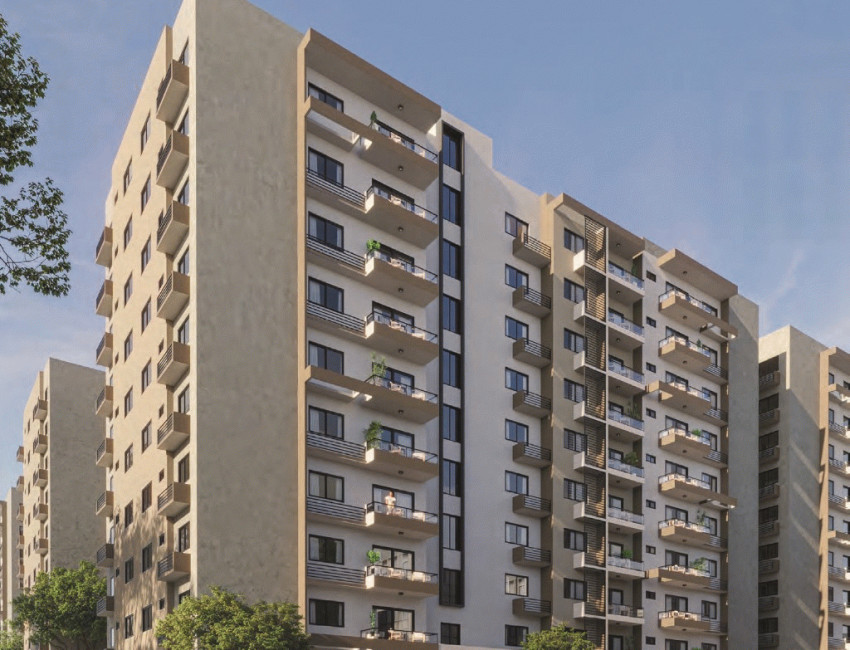 Torre de apartamentos de 1,2 y 3 habitaciones en San Isidro